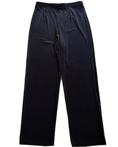 Jones New York Sport Womens M Lounge Straight Leg Pants Velvet Velour Gray Soft - Picture 1 of 5