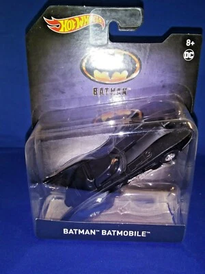HOT WHEELS DC BATMAN BATMOBILE MATTE BLACK 1:50 SCALE MATTEL AGES 8 & UP