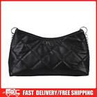 Fashion Women PU Leather Pure Color Shoulder Crossbody Hobos Bag (Black)