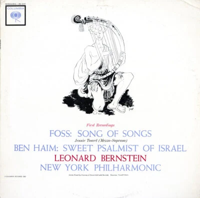 FOSS Song of Songs HAIM Sweet Psalms of Israel BERNSTEIN Columbia ML-5451 6-Eye - Image 1 of 3