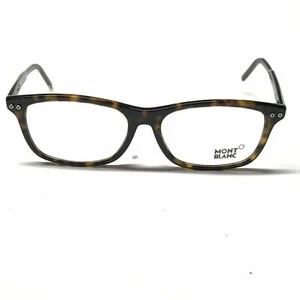 Mont blanc Rectangular Eyeglasses MB621 056 Havana Black brown 55mm 16mm 145 #5 - Picture 1 of 7
