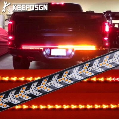 LED Truck Tailgate Light Bar Brake Running + Turn Signal For RAM 1500 2500 3500 - Imagem 1 de 4