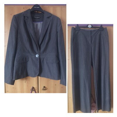 Petite Navy Ankle Grazer Trouser