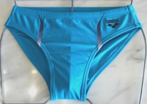 Arena Junior Blue Swimming Brief Swimsuit Swimwear Pool Bathing Swim Slip 24 - Picture 1 of 7