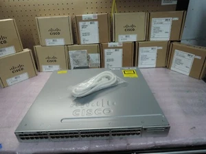 Cisco WS-C3850-48U-S 3850 48 Port GIG Managed UPoE Ethernet Switch. 90DAYS WARNT - Picture 1 of 4
