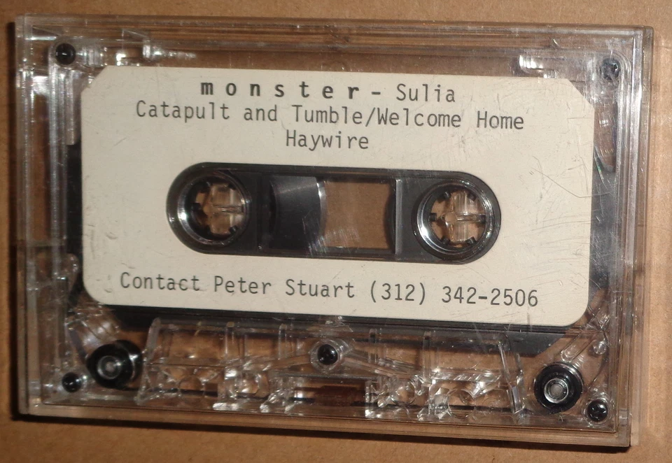Monster - rare demo cassette - Sulia, Catapult and Tumble /Welcome home Haywire - Imagem 1 de 1