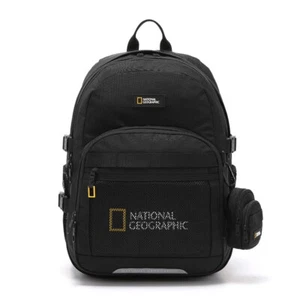 NATIONAL GEOGRAPHIC DEWBLE BACKPACK 26L N251ABG560 BLACK UNISEX BACKPACK TAKSE - Picture 1 of 9
