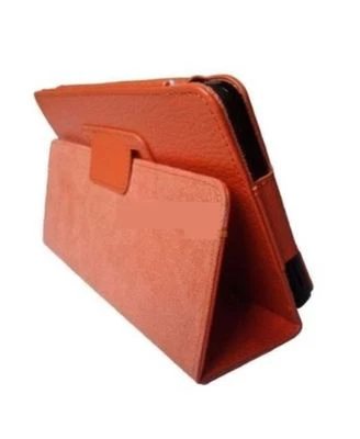 Orange PU Leather Case With Stand Flip Cover For HTC Flyer Protection - Image 1 of 3