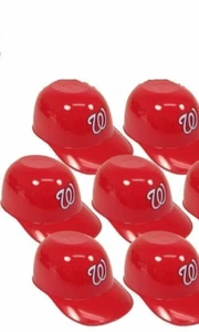 MLB Washington Nationals 8oz Mini Casco de Bateo Helado Snack Bowl Lote de 6 - Imagen 1 de 2