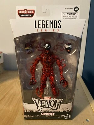 Figura CARNAGE Venom Series Marvel Legends Venompool BaF Sin usar, en caja en mano Foto 1 de 2