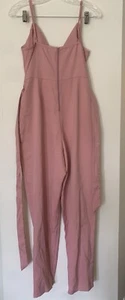 Woman’s One Piece Pant Dress Size M Pink - Picture 1 of 3