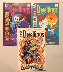DWELLINGS JAY STEPHENS 1 2 3 1ST PRINTS HIGH GRADE SET RUN ONI PRESS 1 D 2 A 3 A - Picture 1 of 1