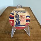 Milk Bottle Cap WWII War Slogan For Victory Buy US Savings Bonds And Stamps