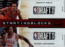 2010-11 Playoff Con. Patches Starting Blocks Die Cuts Black #18 Noah Johnson