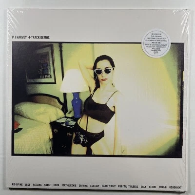 PJ Harvey “4-Track Demos” LP/Island (NM) Reissue 180 Gram 2020 Shrinkwrap Hype Foto 1 de 4