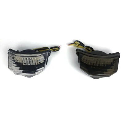 Luz trasera de freno LED integrada señal de giro para Yamaha FZ600 FZ6N FZ6 2004-2009 Foto 1 de 4