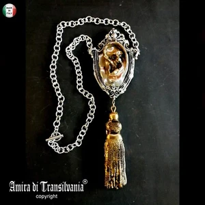 gioielli bigiotteria da donna lusso collana pendente orecchio oro catena argento - Foto 1 di 24