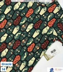Disney Lularoe Kids Gracie Size 14 New NBC Jack Skellington/oogie boogie - Picture 1 of 1