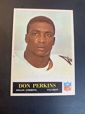1965 Philadelphia Football #52 Don Perkins EX/EX+ Cowboys New Mexico Set Break
