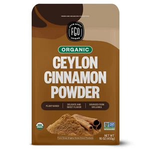 FGO Organic Ceylon Cinnamon Powder, 16Oz Pure Sri Lanka Cinnamon for Spice & Sea - Picture 1 of 12