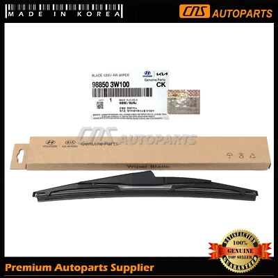 988503W100⭐⭐⭐⭐⭐ GENUINE Rear Wiper Blade for 2015 2016 Kia Sportage Foto 1 de 4