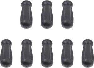 NEW Rounded Replacement Handles for Standard Foosball Tables 8Pack Black - Picture 1 of 5