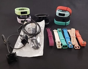 Fitbit LOT Wireless Activity Tracker Pedometer Wristbands Charger Untested Parts - Picture 1 of 6