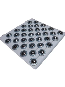 36 Omtec F1-SS Flange 1" Fixxed Ball Transfer Unit Stainless Steel 50 Lb Load  - Picture 1 of 5