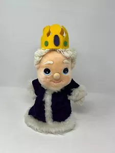 De colección 1983 Dakin - Ole King Cole marioneta de mano / juguete de peluche - raro - Imagen 1 de 4