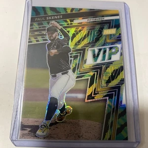 PAUL SKENES 2025 PANINI THE NATIONAL GOLD VIP BAJA PRIZM PIRATES - Picture 1 of 2
