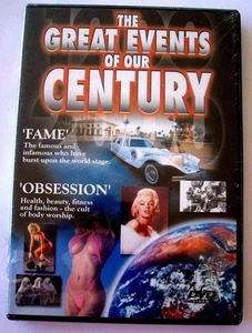 Great Events Of Our Century: Fame And Obsession On DVD Very Good E82 - Imagen 1 de 3
