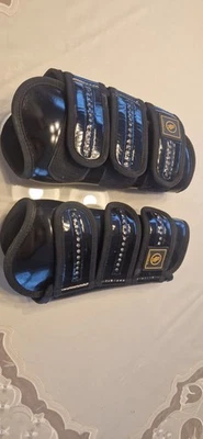 Gamaschen schwarz mit Glitzer - Bild 1 von 4