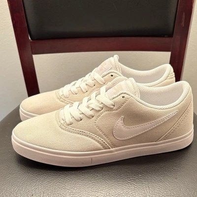 Nuevo Nike SB Check Lona Beige Zapatos Tenis 6 Jóvenes o Mujeres Talla 7 1/2 Foto 1 de 4
