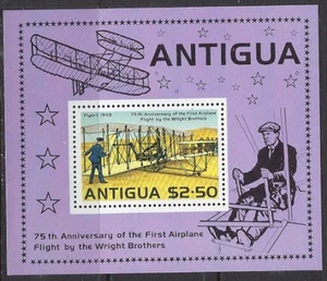 Antigua 502 MNH 1978 First Airplane Flight by Wright Brothers (ak8878) - Picture 1 of 1