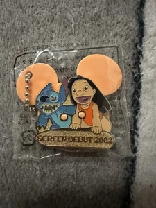 Tokyo Disney Meer selten 2002 Stitch Schlüsselanhänger Pin - Bild 1 von 2
