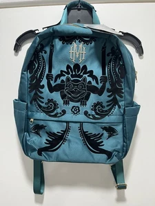 Disney Haunted Mansion Rucksack Reisetasche Wasserspeier Tapete Damast Neu mit Etikett - Bild 1 von 5