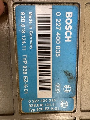 Unidade de controle de motor Porsche 928 S4 ignição 92861812411 Bosch 0227400035 - Imagem 1 de 4