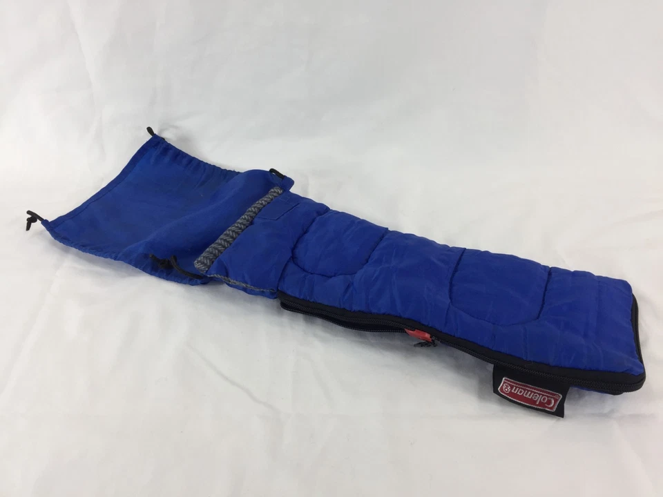 Coleman Exhibición Ventas Muestra Saco de Dormir Camping Muñeca Figura Talla Azul Foto 1 de 4