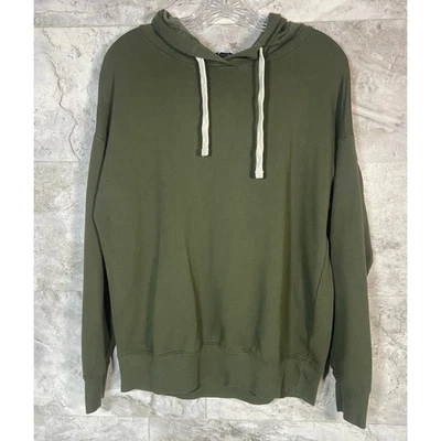 Sudadera con capucha suéter verde militar Buffalo David Britton para hombre talla S Foto 1 de 4