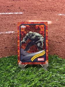 2025 Topps Chrome Marvel Abomination Iron Man Red Gold Lazer 014/100 #132 - Picture 1 of 2