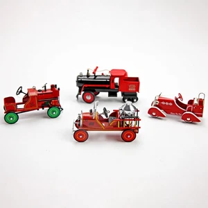 Hallmark Kiddie Car Classics and Xonex Firetruck Car Lot of 4 - Picture 1 of 6