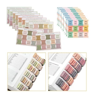 10 Sheets Bible Book Tabs Study Aid Planner Labels for Page School Supplies - Picture 1 of 13