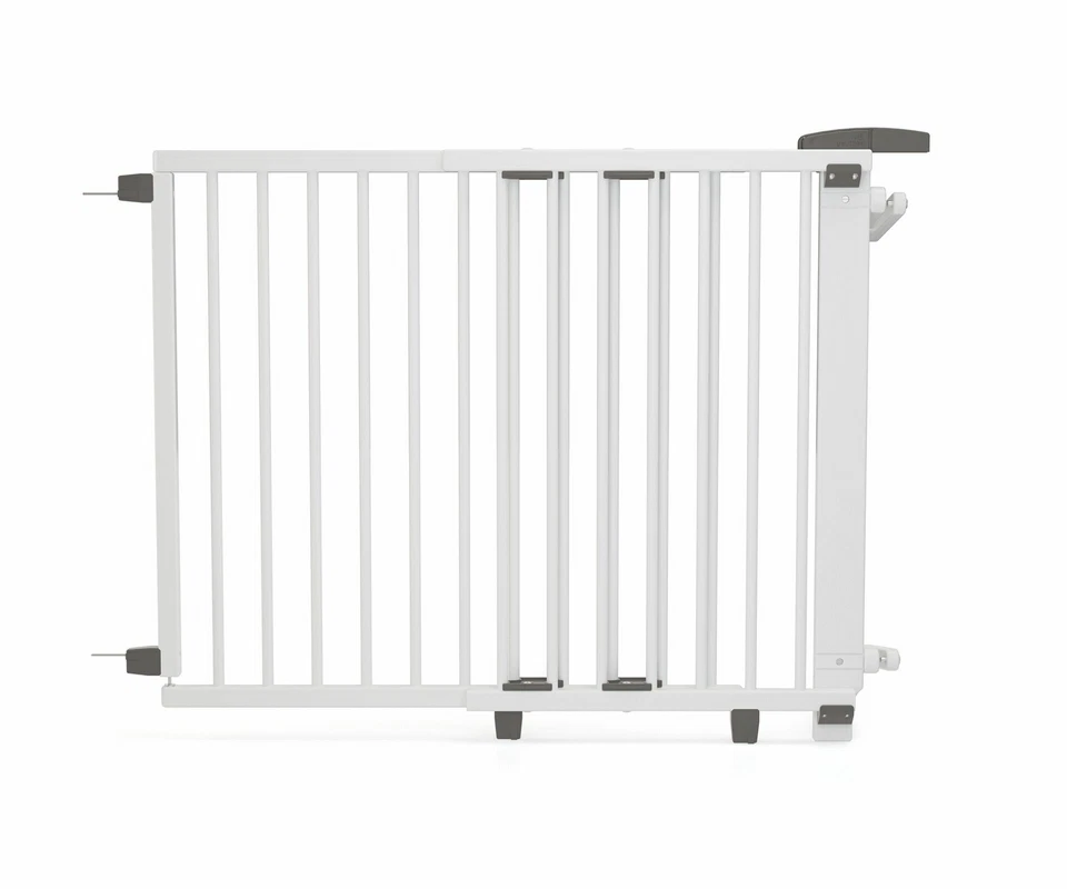 Geuther Plus 2735+ Schwenk-Treppenschutzgitter Türschutzgitter 93 - 135 cm weiß - Bild 1 von 1