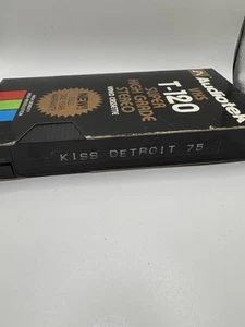 RARE KISS Video Tape VHS LIVE IN DETROIT 1975 CONCERT - Picture 1 of 4