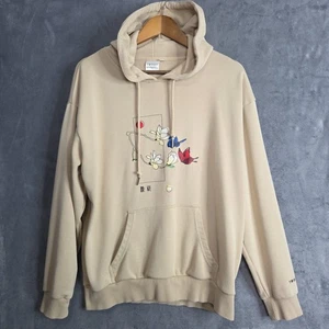 Twoset Apparel Women’s Hoodie Sweater Size L Ivory 50/50 Cotton Poly - Picture 1 of 14
