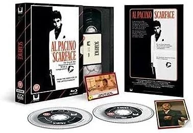 SCARFACE BLU-RAY AND DVD RETRO VHS STYLE PACKAGE - Image 1 of 1