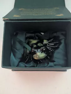 Golden Pond Collection Frog By Green Tree In Original Box - Picture 1 of 13