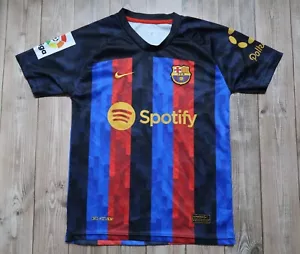 ✅Nike Fußball Trikot Barcelona Ansu Fati #10 Home Fußball Trikot 2022, Jungen Größe - Bild 1 von 12