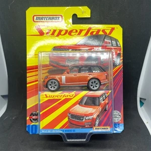 2020 Matchbox Superfast #10 '18 Range Rover Vogue SE MADAGASCAR ORANGE - Picture 1 of 5