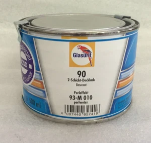 Glasurit 93-M 010 Pintura Mezcla Al Agua Perleffekt- Blanco Perla 0,5 Litro - Imagen 1 de 1